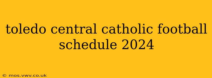 toledo central catholic football schedule 2024