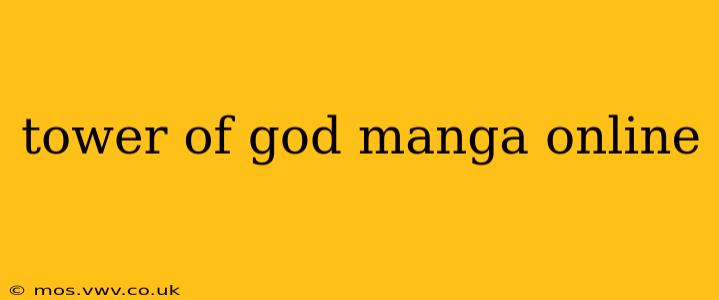 tower of god manga online