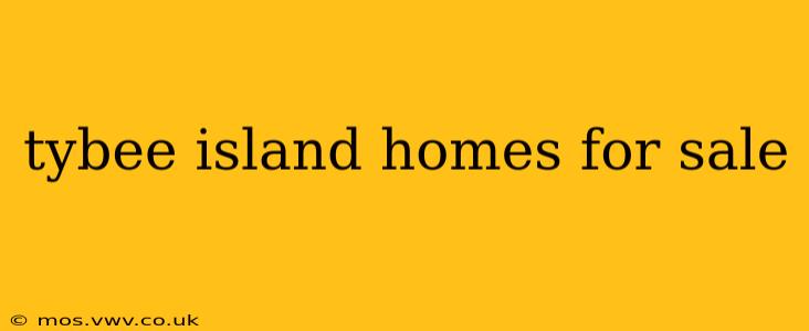 tybee island homes for sale