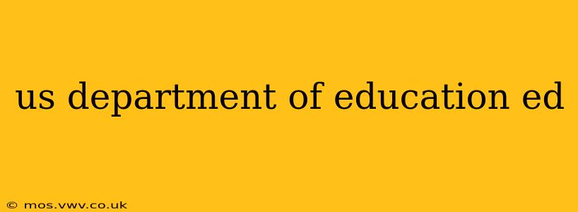 us department of education ed