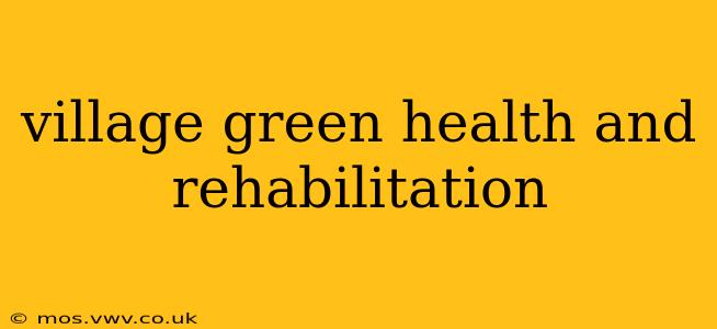 village green health and rehabilitation