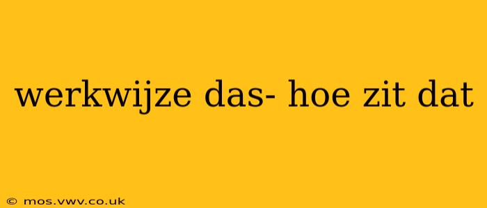 werkwijze das- hoe zit dat