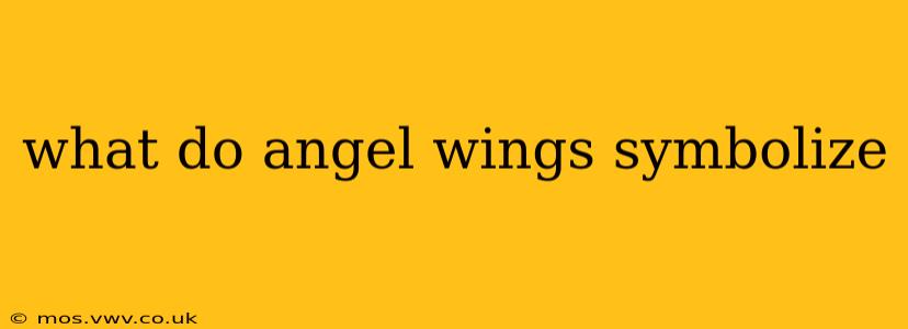 what do angel wings symbolize