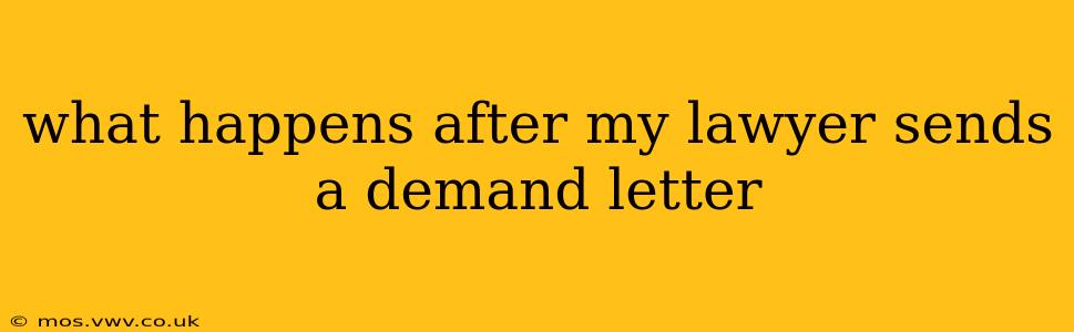 what happens after my lawyer sends a demand letter