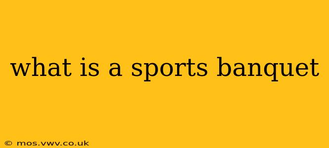what is a sports banquet