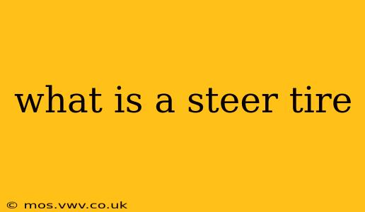 what is a steer tire