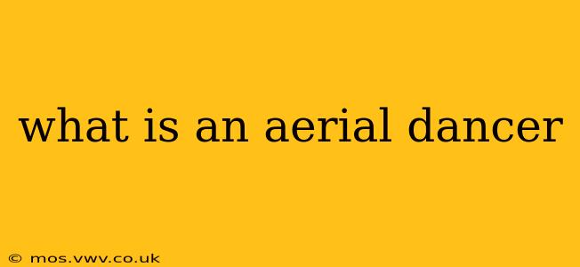 what is an aerial dancer
