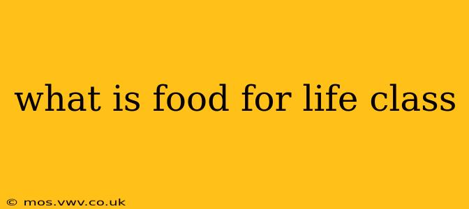 what is food for life class