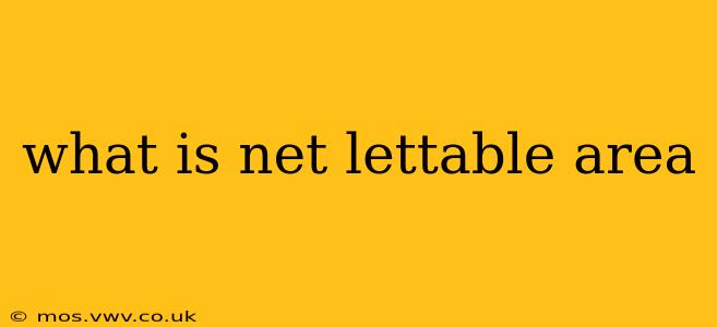 what is net lettable area