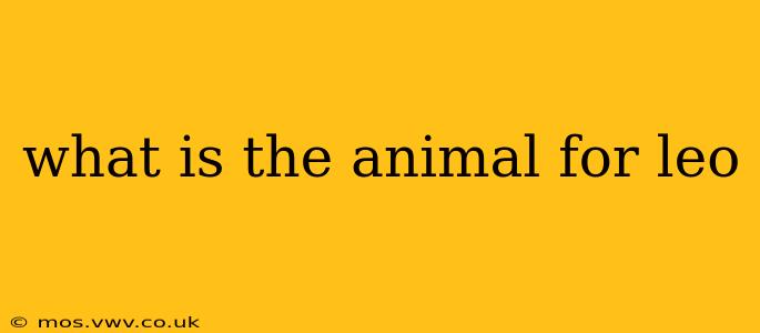 what is the animal for leo