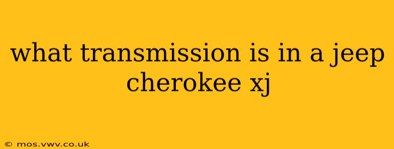 what transmission is in a jeep cherokee xj