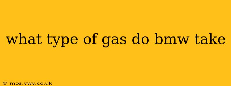 what type of gas do bmw take