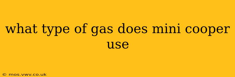 what type of gas does mini cooper use