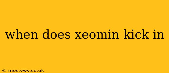 when does xeomin kick in