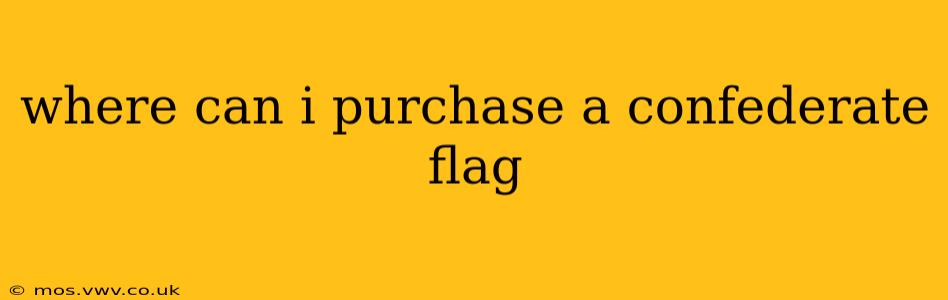 where can i purchase a confederate flag