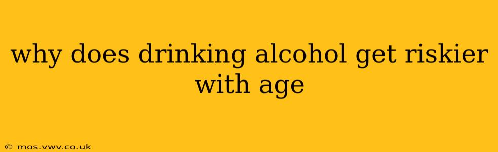why does drinking alcohol get riskier with age