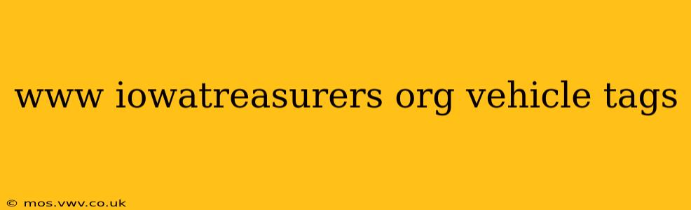 www iowatreasurers org vehicle tags