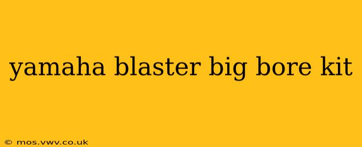 yamaha blaster big bore kit