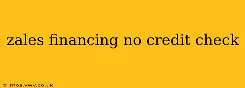 zales financing no credit check