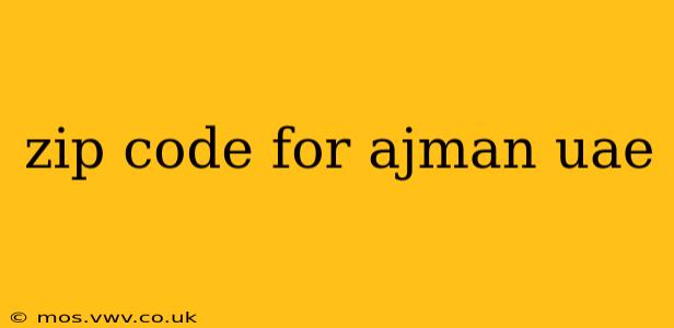 zip code for ajman uae